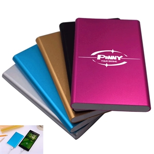10000 mAh Ultra Slim Phone Power Bank Portable Charger