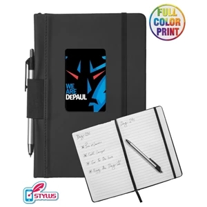 Union Printed, Eco Journal w/ Stylus Pen  - Full Color Dome