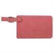 Pink Leatherette Luggage Tag | https://www.bestnamebadges.com
