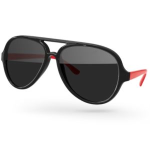 2-Tone Aviator Sport Sunglasses