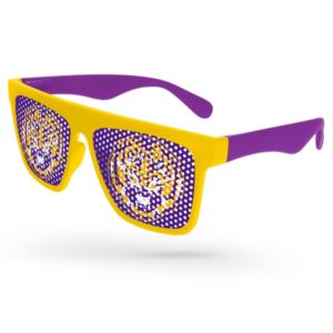 2-Tone Laser Pinhole Sunglasses w/ 1-color imprint