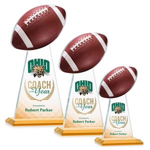 Edenwood Football VividPrint™ Award - Amber | https://www.bestnamebadges.com