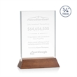 Walkerton Award - Starfire/Walnut (Vert) | https://www.bestnamebadges.com