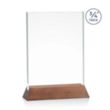 Walkerton Award - Starfire/Walnut (Vert) | https://www.bestnamebadges.com