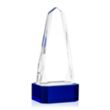 Geneva VividPrint™ Award on Base - Blue | https://www.bestnamebadges.com