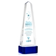 Geneva VividPrint™ Award on Base - Blue | https://www.bestnamebadges.com