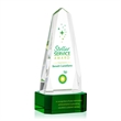 Geneva VividPrint™ Award on Base - Green | https://www.bestnamebadges.com