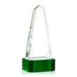 Geneva VividPrint™ Award on Base - Green | https://www.bestnamebadges.com