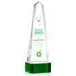 Geneva VividPrint™ Award on Base - Green | https://www.bestnamebadges.com