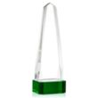 Geneva VividPrint™ Award on Base - Green | https://www.bestnamebadges.com