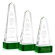 Geneva Award on Base - Green | https://www.bestnamebadges.com