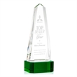 Geneva Award on Base - Green | https://www.bestnamebadges.com