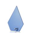 Atchison Blue Diamond VividPrint™ Award - Silver | https://www.bestnamebadges.com