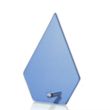 Atchison Blue Diamond VividPrint™ Award - Silver | https://www.bestnamebadges.com