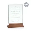 Walkerton Award - Jade/Walnut (Vert) | https://www.bestnamebadges.com