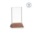 Walkerton VividPrint™ Award - Starfire/Walnut (Vert) | https://www.bestnamebadges.com
