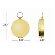 Copper Luminous Rotatable Waterproof Pocket Watch Compass | https://www.bestnamebadges.com