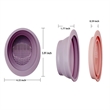 Foldable Silicone Makeup Brush Cleaning Bowl | https://www.bestnamebadges.com