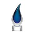 Delray Award on Paragon Base - Clear | https://www.bestnamebadges.com