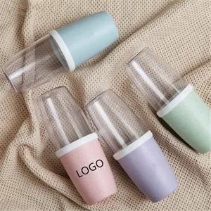 Wheat Straw Travel Toothpaste Case Holder
