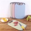 Organic Plastic Wheat Straw Chopping Block Board | https://www.bestnamebadges.com