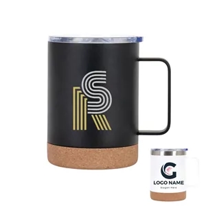 12 oz. Camping Mug With Cork Base