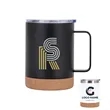 12 oz. Camping Mug With Cork Base | https://www.bestnamebadges.com
