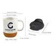 13 oz. Cork Base Ceramic Mug | https://www.bestnamebadges.com
