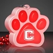 Light Up Paw Print Necklace | https://www.bestnamebadges.com