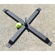 METAL CROSS BASE for Feather Flag  | https://www.bestnamebadges.com