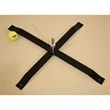 METAL CROSS BASE for Feather Flag  | https://www.bestnamebadges.com