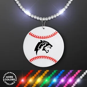 Still-Light Beads with Baseball Medallions
