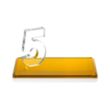 Northam Anniversary Award - Amber | https://www.bestnamebadges.com