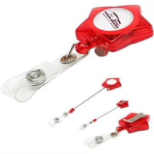 Customized Badge Reel with Label Retractable ID Holder