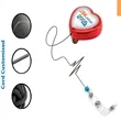 Customized Badge Reel with Label Retractable ID Holder | https://www.bestnamebadges.com