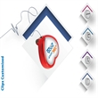 Customized Badge Reel with Label Retractable ID Holder | https://www.bestnamebadges.com