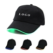 Cotton LED Flashlight Cap | https://www.bestnamebadges.com