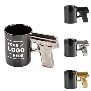 Novelty Ceramic Coffee Gun Mug
