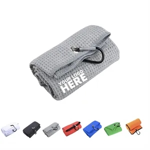 Golf Towels With Carabiner Clip
