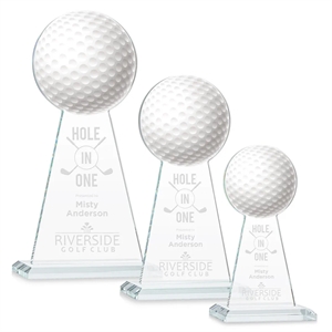 Edenwood Golf VividPrint/Etch Award - Clear | https://www.bestnamebadges.com