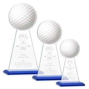 Edenwood Golf VividPrint/Etch Award - Blue | https://www.bestnamebadges.com