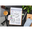 Post-it® Custom Printed Page Markers - 50 sheet | https://www.bestnamebadges.com