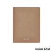 Hugo Boss® Classic Grained Trifold Card Holder | https://www.bestnamebadges.com