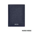 Hugo Boss® Classic Grained Trifold Card Holder | https://www.bestnamebadges.com