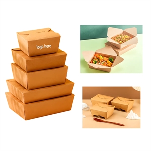 Leak-proof Disposable Kraft Takeout Box
