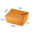 Leak-proof Disposable Kraft Takeout Box | https://www.bestnamebadges.com