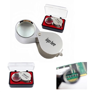 Foldable Jewelry Magnifying Glass 30x