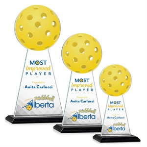 Edenwood Pickleball VividPrint™ Award - Black | https://www.bestnamebadges.com