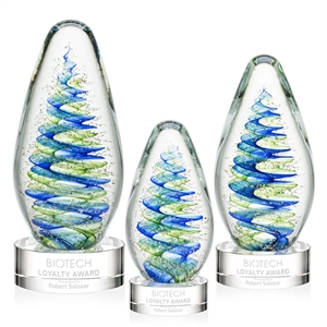 Jezebel Award on Stanrich Base - Clear | https://www.bestnamebadges.com