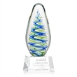 Jezebel Award on Robson Base - Clear | https://www.bestnamebadges.com